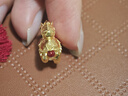 世紀緣珠寶古法黃金吊墜女999足金三花萌馬琺瑯點(diǎn)睛吊墜送女友禮物 4.84g三花御馬吊墜【紅】 曬單實(shí)拍圖