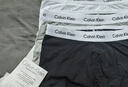 Calvin Klein內衣男士三條裝ck提花腰邊低腰棉質(zhì)貼身防夾臀四角褲平角內褲男 U2664998-太空黑/月光白/椰青灰 3條 L 曬單實(shí)拍圖