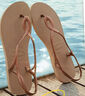 havaianasHavaianas哈唯納Luna簡約涼鞋女士夏一腳蹬綁帶夾腳海邊度假涼拖 5282-奶茶咖色 37 -38巴西碼 曬單實拍圖