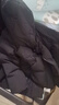森馬（Semir）90絨羽絨服女短款小寬松連帽高蓬面包服冬防潑水防風(fēng)立領(lǐng)外套百搭 【顯瘦小A廓形】黑色（灰鴨絨）90001 M 曬單實(shí)拍圖