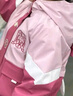 班喜迪女童外套春秋季2025新款兒童衣服洋氣女寶寶三合一可拆卸秋裝童裝 粉色 三合一 【搖粒絨內膽】 110 cm 曬單實(shí)拍圖