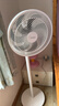 美的（Midea）電風(fēng)扇落地扇臺(tái)扇家用大風(fēng)量電扇宿舍輕音低噪臺(tái)式桌面兩用節(jié)能 【升級(jí)七葉強(qiáng)風(fēng)  臺(tái)地兩用】象牙白 曬單實(shí)拍圖