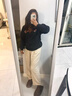 ECAC防滑棉拖鞋女2025新款老年人保暖家居室內防水棉鞋男款冬季加絨 咖啡色【保暖防滑】 40-41 適合39-40 曬單實(shí)拍圖