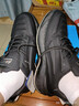 回力（Warrior）官方男鞋秋冬季款皮面休閑跑步鞋男老爹鞋子男士運動(dòng)鞋男黑卡其41 曬單實(shí)拍圖