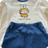 優(yōu)衣庫嬰幼兒寶寶繪本合作系列睡衣長袖起居服套裝25秋新款478466 64 湖藍(lán)色 100 曬單實(shí)拍圖