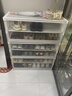 皇冠達鞋架小型入戶(hù)門(mén)口多層家用鞋子收納架學(xué)生宿舍帶門(mén)防塵簡(jiǎn)易鞋柜 【五層4格】星空白（放12雙鞋） 曬單實(shí)拍圖