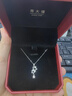 周大福小版簡(jiǎn)約O字PT950鉑金項鏈素鏈 PT162206 40cm 曬單實(shí)拍圖