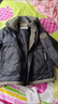 啄木鳥(niǎo)（TUCANO）白鴨絨三防羽絨服男士冬季潮牌新款加厚保暖連帽防寒衣服男裝外套 黑色 XL 115-130斤 曬單實(shí)拍圖