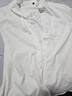 名創(chuàng  )優(yōu)品（MINISO）冰絲短袖襯衫男夏季新款舒適涼感透氣日系百搭寬松襯衣 白 M 曬單實(shí)拍圖