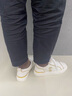 卡賓小白鞋男鞋夏季新款輕便白色板鞋男士運動(dòng)休閑鞋男網(wǎng)面潮流鞋子男 白金 41 曬單實(shí)拍圖