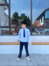 衣諾坊男生演出服西服襯衫套裝西褲學(xué)生表演服校園團體花童禮服兒童園服 曬單實(shí)拍圖