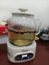 美的（Midea）花漾0膠水全玻璃全自動養(yǎng)生壺 辦公室多功能煮茶壺 燒水壺恒溫電熱水壺煮茶器花茶壺1L YS10B101 曬單實拍圖