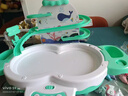 美博森兒童多功能電動(dòng)魚(yú)竿釣魚(yú)玩具男女孩早教寶寶1至3-6歲生日禮物 【綠】大號海豚滑梯釣魚(yú)套裝【充 曬單實(shí)拍圖