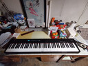 特倫斯V70折疊重錘電鋼琴88鍵電子鋼琴成人兒童入門(mén)考級演出便攜式電鋼 暗夜黑+禮包 曬單實(shí)拍圖