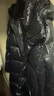 高梵黑金鵝絨服先鋒4.0八格男女同款冬裝長(cháng)款加厚羽絨服 黑色 M 曬單實(shí)拍圖