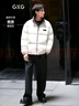 GXG男裝男士輕蓬羽絨服外套 24冬季新品 白色 180/XL 曬單實(shí)拍圖