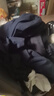 【黑金加絨】棉服中老年冬季新款男士立領夾克加厚爸爸保暖外套 【加絨加厚】藏青色 4XL 建議180-200斤 曬單實拍圖
