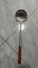 特美居304不銹鋼湯勺大號炒菜勺子鍋勺加長(cháng)41cm木柄家用炒菜勺子廚師勺 曬單實(shí)拍圖