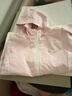 水孩兒（SOUHAIT）童裝女童外套春季兒童三防風(fēng)衣防風(fēng)保暖上衣 薔薇露SHSCGD01CC506P47 140 曬單實(shí)拍圖