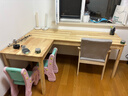 花王實(shí)木轉角書(shū)桌家用辦公桌拐角L型學(xué)習桌北歐電腦桌 7100#1.8米單桌 曬單實(shí)拍圖