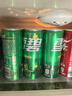 可口可樂(lè )（Coca-Cola）檀健次代言 雪碧Sprite檸檬味碳酸飲料 330ml*24摩登罐  曬單實(shí)拍圖