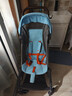好孩子（gb）嬰兒車(chē)輕便折疊嬰兒推車(chē)避震可登機遛娃神器蟬翼D2003澗石藍 曬單實(shí)拍圖