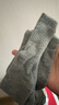 浪莎（LangSha）諸暨100雙純色中筒長(cháng)襪男女純棉懶人免洗一次性地攤襪子批發(fā) 灰+黑【不悶腳】【24H速發(fā)】 均碼 80雙長(cháng)襪【不悶腳】 曬單實(shí)拍圖