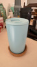 膳魔師（THERMOS）咖啡杯男女辦公高顏值日系簡(jiǎn)約杯子情侶水杯學(xué)生杯子TCDP 天青【304+涂層內膽】 415ml 曬單實(shí)拍圖