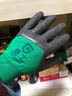 星工（XINGGONG）浸膠線(xiàn)手套防滑耐磨乳膠皮雙掛涂掌皺紋勞保手套2付裝J8 曬單實(shí)拍圖