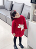 幼歌（YOUGE）冬季新品嬰幼兒親膚里布蓬蓬女童半身裙 紅色 80 cm 曬單實(shí)拍圖