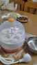 小熊小熊煮蛋器神器 自動(dòng)斷電家用迷你蒸蛋器 早餐雞蛋羹機多功能小型 單層 橙色-自動(dòng)斷電【帶蒸碗】 曬單實(shí)拍圖