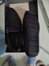 奧康（Aokang）商務(wù)休閑皮鞋舒適軟底駕車(chē)鞋低幫套腳懶人樂(lè )福鞋一腳蹬黑38碼 曬單實(shí)拍圖