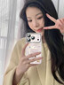 馳佚適用iPhone17promax手機殼新款蛋糕可愛(ài)旋轉支架蘋(píng)果17pro閃粉鏡頭全包硅膠防摔保護套17Air帶掛繩 【風(fēng)信紫+珍珠掛繩】自帶鏡頭膜鏡頭保護 iphone 17 Air 曬單實(shí)拍圖