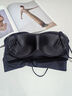 多情貓小胸聚攏顯胸小吊帶【2025四季薄款】美背背心聚攏抹胸 黑色M 曬單實(shí)拍圖