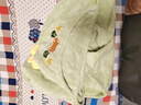 歐孕（OUYUN）嬰兒浴巾珊瑚絨速干兒童斗篷浴袍帶帽寶寶洗澡浴衣 恐龍145*85  曬單實(shí)拍圖