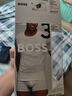 雨果博斯（HUGO BOSS）秋冬季新款純棉男短袖T恤打底衫3件套裝966白黑米色L 曬單實(shí)拍圖