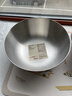 無(wú)印良品（MUJI）  不銹鋼 盆 餐具 家用揉面盆洗菜發(fā)面盆  和面盆 料理盆 銀色 M 直徑19*高8cm 4S 曬單實(shí)拍圖