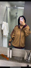 阿迪達斯 （adidas）三葉草系列 男 KNIT TRACK TOP 針織外套 KC2620 卡其棕  S  曬單實(shí)拍圖