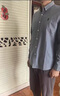 LAUREN RALPH LAUREN美國拉夫勞倫襯衫男棉商務(wù)休閑長(cháng)袖襯衣男牛津紡免燙polo上衣男 淺藍 L 建議體重-141-160斤 曬單實(shí)拍圖
