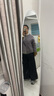德瑪納【綿羊毛桑蠶絲混紡雙面呢】冬季國風(fēng)新中式對襟撞色扣寬松女外套 曬單實拍圖