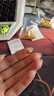 領(lǐng)豐金黃金豆豆AU9999足金實(shí)心真金豆子收藏節日禮物送女友送朋友小金豆 金豆3g/顆 曬單實(shí)拍圖