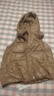 鴨鴨（YAYA）羽絨馬甲女外穿秋冬新款情侶男女同款連帽馬夾背心羽絨服外套 金棕色 XL /175(建議130-145斤) 曬單實(shí)拍圖