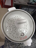 美的（Midea）電煮鍋 宿舍小鍋 小電鍋 學(xué)生寢室一體泡面火鍋多功能 不銹鋼0涂層 電蒸鍋 電熱鍋 XZE1614 配蒸籠 曬單實(shí)拍圖