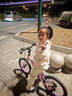 優(yōu)貝（RoyalBaby）兒童自行車(chē)5-9歲男女學(xué)生通勤鎂合金單車(chē)月亮系列 宇航員18寸粉色 曬單實(shí)拍圖