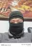 【虧本清貨】騎行保暖帽冬季防風(fēng)面罩搖粒絨全臉一體脖套頭套防寒 黑色升級款 曬單實(shí)拍圖