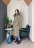 皮爾卡丹冬季修身羽絨服女中長(cháng)款2025新款中年媽媽裝狐貍毛領(lǐng)過(guò)膝外套加厚 咖啡色 4XL [建議145-160斤左右] 曬單實(shí)拍圖