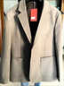 皮爾卡丹（pierre cardin）毛呢休閑小西裝外套春秋季韓版單西上衣商務(wù)男高級感痞帥男款西服 卡其色 3XL 建議【160-180斤】 曬單實(shí)拍圖