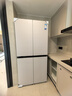 美的（Midea）首創(chuàng  )45cm超薄嵌入餐邊柜家用客廳冰箱左餐右廚大容量底部散熱十字四開(kāi)門(mén)國家補貼BCD-427WUSGPZM 曬單實(shí)拍圖