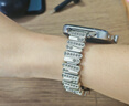 watchbond適用華為手表Watch Fit4表帶fit4pro女款fit3鑲鉆鋅合金不規則表帶智能華為手環(huán)女生時(shí)尚夏季腕帶 【升級易拆款】不規則金屬表帶鑲鉆-星光色+銀色接頭 適用：華為Fit4 曬單實(shí)拍圖