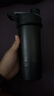 樂(lè )扣樂(lè )扣（LOCK&LOCK）搖搖杯580mL+170mL儲存盒塑料杯運動(dòng)健身水杯 黑色 曬單實(shí)拍圖